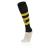 Hoops Socks BLK/YEL XS Stillige fotballsokker - Unisex 