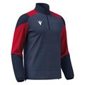 Cuzco Training 1/4 Zip Top NAV/RED 3XL Teknisk treningsgenser - Unisex