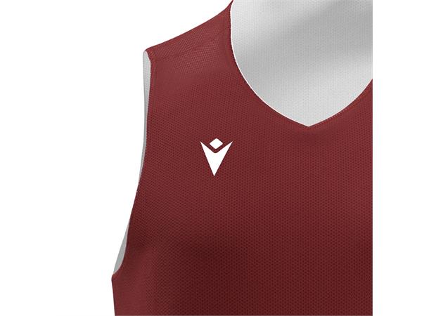 Idaho Reversible Shirt CRD/WHT S Vendbar teknisk basketdrakt - Unisex 