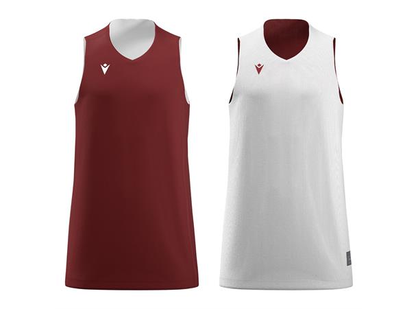 Idaho Reversible Shirt CRD/WHT S Vendbar teknisk basketdrakt - Unisex 