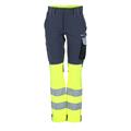 Malamut Pant Hi-Vis W Safety Yel 34 Arbeidsbukse med 4-veis stretch Dame