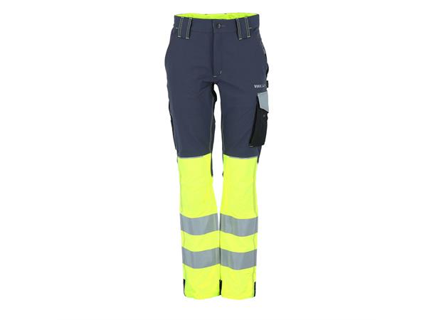 Malamut Pant Hi-Vis W Safety Yel 34 Arbeidsbukse med 4-veis stretch Dame 