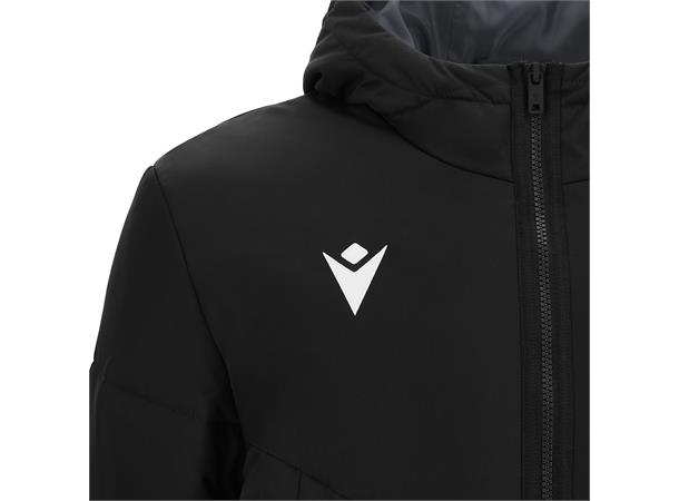 Northland Jacket BLK M Ekstra lang vattert coachjakke - Unisex 