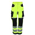 Bismuth Roofpant Hi-Vis W Safety Yel. 34 Arbeidsbukse med 4-veis stretch til dame