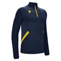 Fraser 1/4 Zip Top NAV/YEL XS Teknisk treningsgenser - Unisex