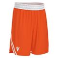 Kansas Basket Eco Shorts ORA/WHT S Teknisk basketshorts - Unisex