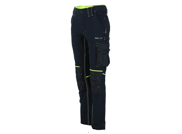 Malamut Pants W Black Beauty 40 Arbeidsbukse m. 4-veis stretch til dame 