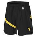 Shen Eco Match Day Shorts BLK/YEL 3XS Teknisk shorts i ECO-tekstil - Unisex