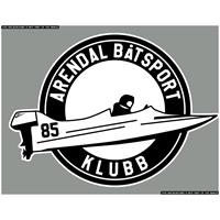 Arendal Båtsportklubb Logo N Transfermerke 90mm x 66mm