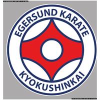 Egersund Karate klubblogo N Transfermerke 90x91mm
