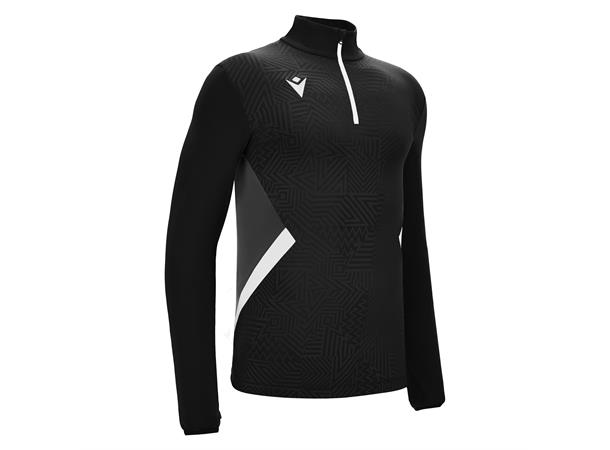 Fraser 1/4 Zip Top BLK/WHT XS Teknisk treningsgenser - Unisex 