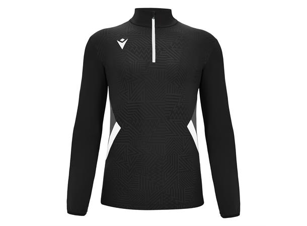 Fraser 1/4 Zip Top BLK/WHT XS Teknisk treningsgenser - Unisex 