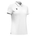 Melody polo WHT/GRY XXL Poloskjorte - Dame