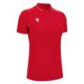 Waltz Eco Polo W RED M Polosskjorte til dame i Ecotekstil