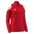 Valkyria Full Zip Top Woman RED/WHT S Teknisk reisejakke til dame 