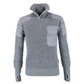 Amethyst Wool Sweather Grey M S Komfortabel ullgenser -  Unisex