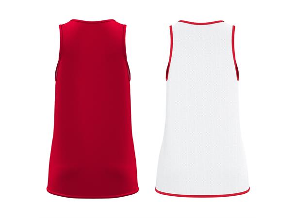 F500 Basket Shirt W RED/WHT 3XL Vendbar teknisk basketdrakt til dame 