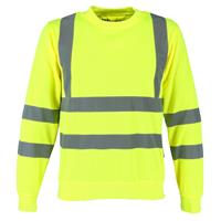 Gabbro College Sweather Safety Yellow XL High visability genser - Unisex