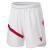 Shen Eco Match Day Shorts WHT/RED L Teknisk shorts i ECO-tekstil - Unisex 