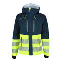 Husky Shell Jacket Hi-Vis Dark Sapph. M Varm skalljakke med refleks - Unisex