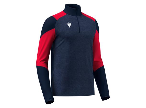 Izel Training 1/4 Zip Top NAV/RED M Teknisk treningsgenser - Unisex 