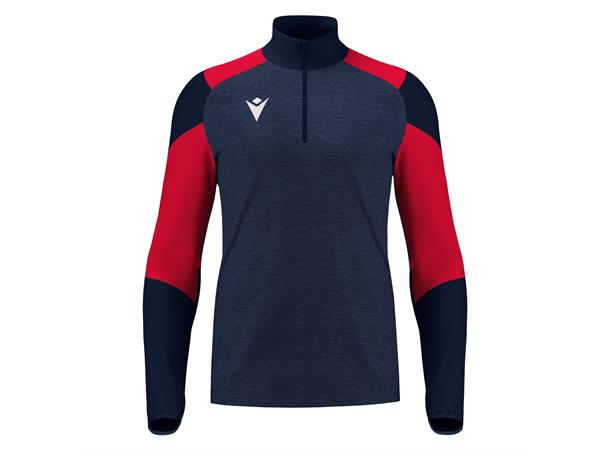 Izel Training 1/4 Zip Top NAV/RED M Teknisk treningsgenser - Unisex 