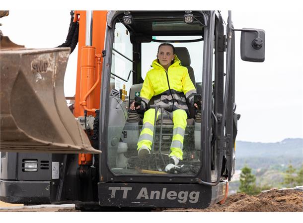 Mastif Jacket Hi Vis W Safety Yel XS Varm og vannavvisende jakke til dame 