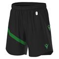 Shen Eco Match Day Shorts BLK/GRN XS Teknisk shorts i ECO-tekstil - Unisex