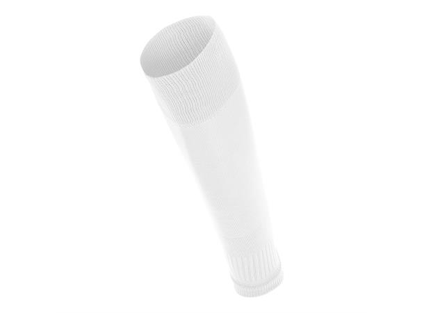 Sprint Evo Footless Socks WHT XS Elastiske fotballsokker uten fot- Unisex 