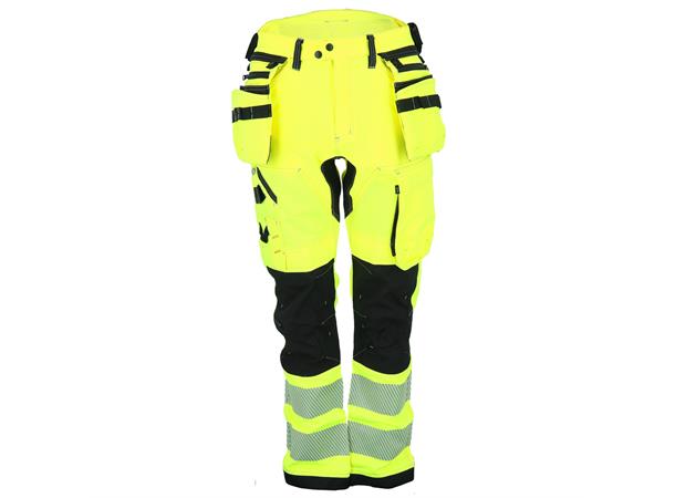 Akita HiVis Pant Safety Yel 44 Synlighetsbukse med komfort og slitestyr 