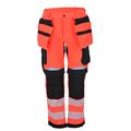 Bismuth Roofpant ZP Hi Vis Pocket Red 44 Bukse med hengelommer