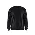 3585 Collegegenser Svart M Flosset innside