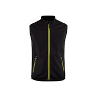 3850 Softshell Vest BLK/YEL XS Smidig softshell vest