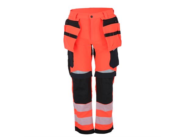 Bismuth Roofpant ZP HVis Black Pocket 56 Bukse med hengelommer 