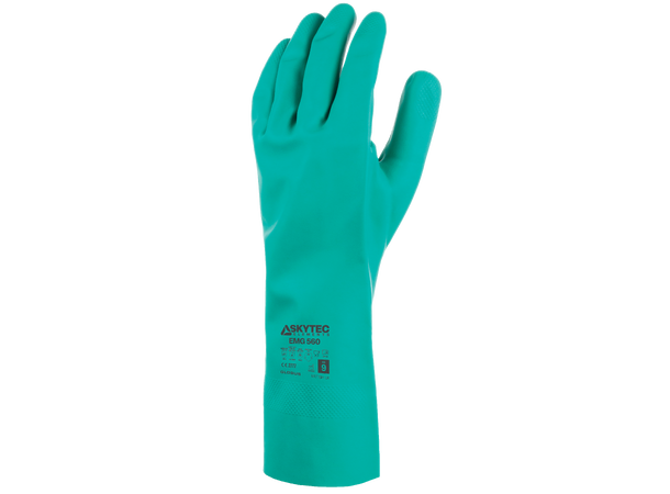 Skytec EMG560 GRN 10 Ustøttet Nitrilhanske 