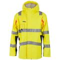 Regnjakke BS Bergset Hivis/Svart S Klasse 3