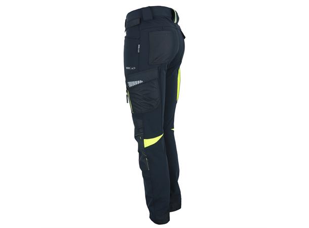 Bismuth Stretch Pant ZP No Pocket BLK 50 Klargjort for hengelommer 