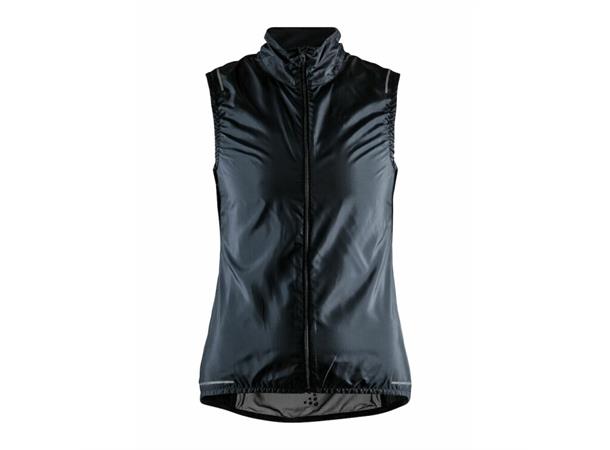 Adv Essence Light Wind Vest W BLK XS Vind og vannavvisende Sykkelvest 