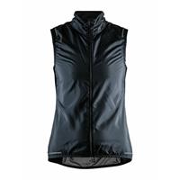 Adv Essence Light Wind Vest W BLK XS Vind og vannavvisende Sykkelvest