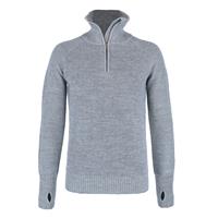 Flint Wool Sweater Grey Melange S 100% Ull