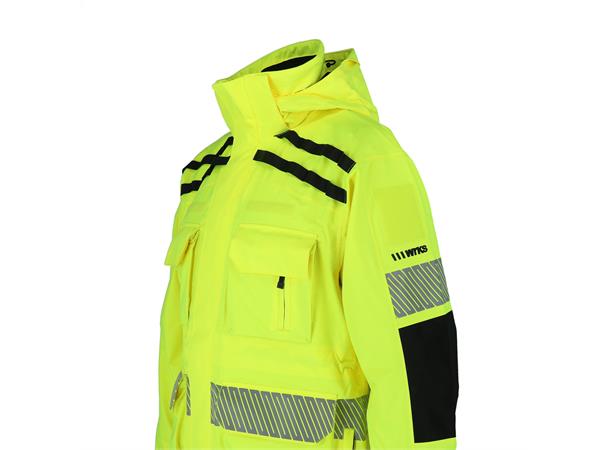 Polarjo eVent Hi-Vis Safety Yel XS Jakke med eVent membran- Unisex 