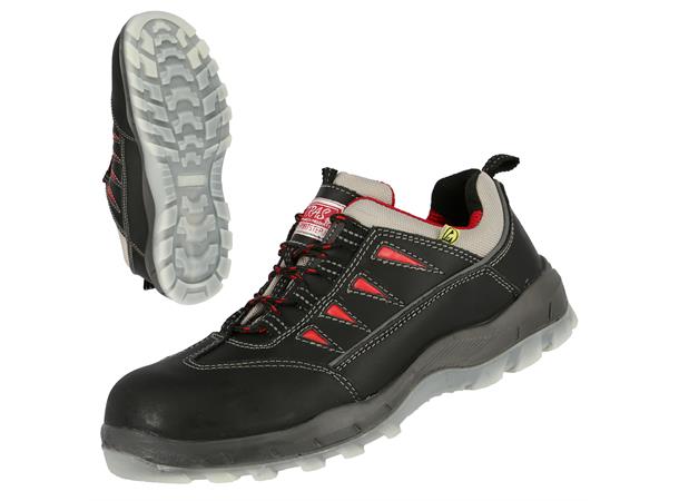 NITRAS SPORT STEP  BLK/RED 35 Vernesko S3 (Metallfri) 