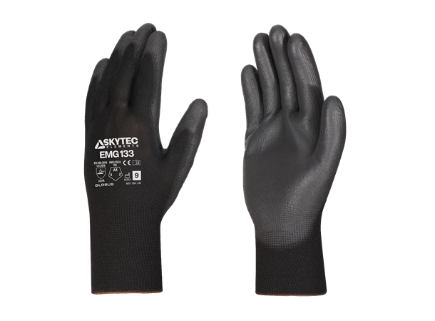 Skytec EMG133 BLK 10 Multifunksjonell Polyester/PU-belagt 