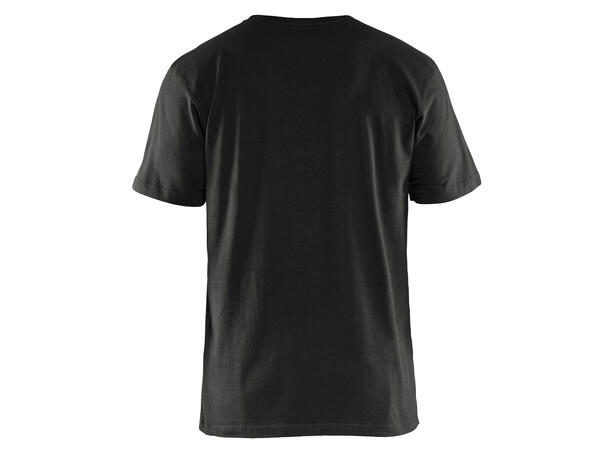 3625 T-Skjorte Svart M 100% Bomull Multipakk 