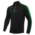 Talent Training 1/4 Zip Top BLK/GRN 3XS Teknisk treningsgenser  - Unisex