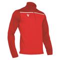 Rhine Training 1/4 Zip Top RED/WHT 3XL Treningsgenser med 1/4 zip