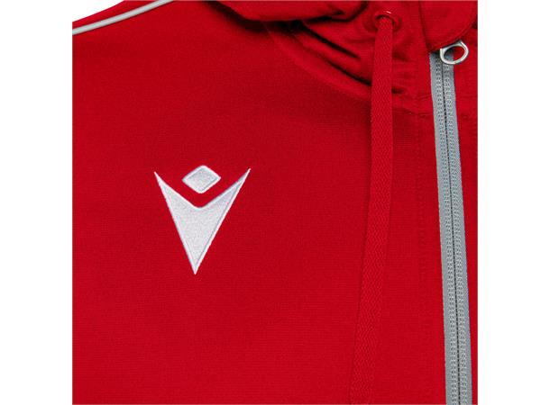 Freyr Hoody Full Zip Top RED M Overtrekksjakke - Unisex 