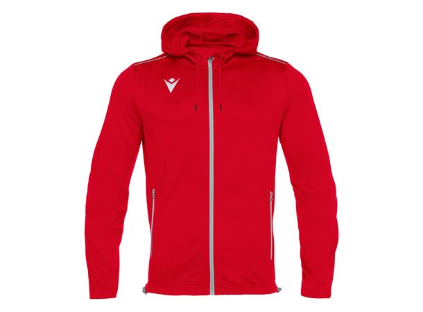 Freyr Hoody Full Zip Top RED M Overtrekksjakke - Unisex 